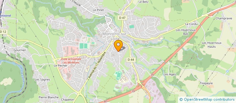 localisation de l'entreprise MADAME JEANNINE DUVERT  MONISTROL-SUR-LOIRE