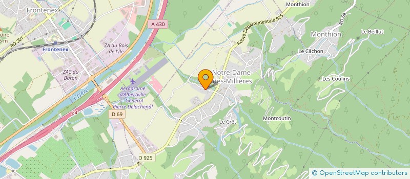 localisation de l'entreprise MADAME JEANNINE EMERY  NOTRE-DAME-DES-MILLIERES