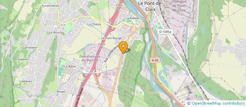 localisation de l'entreprise MADAME JEANNINE ESPOSITO  CLAIX