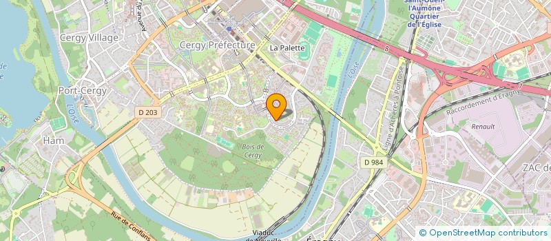 localisation de l'entreprise MADAME JEANNINE ETRILLARD  PONTOISE