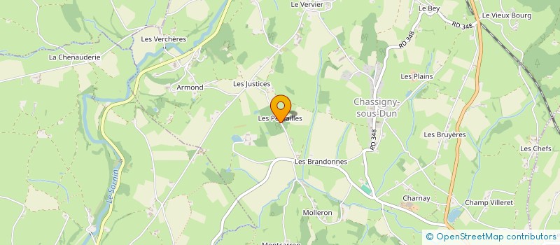 localisation de l'entreprise MADAME JEANNINE FAYOLLE  CHASSIGNY-SOUS-DUN