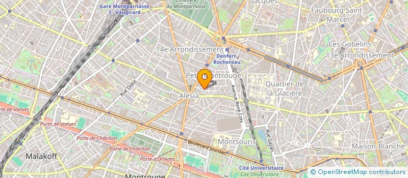 localisation de l'entreprise MADAME JEANNINE FELIX à PARIS