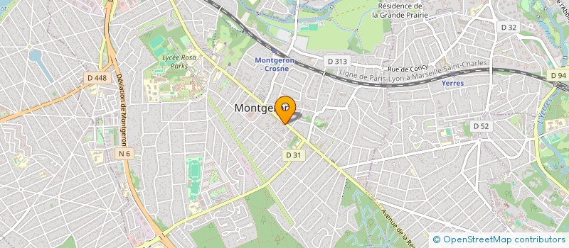 localisation de l'entreprise MADAME JEANNINE FERREIRA  MONTGERON