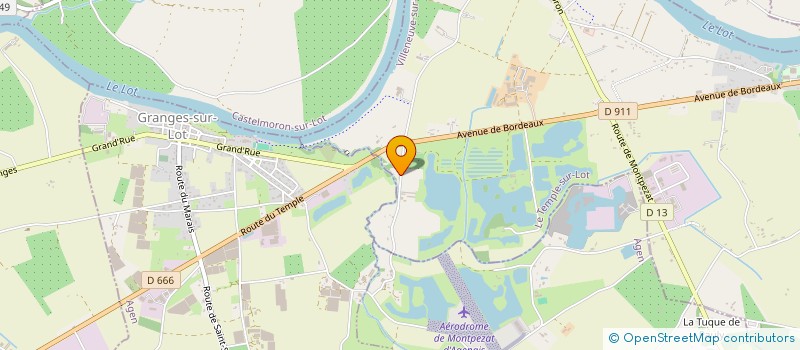 localisation de l'entreprise MADAME JEANNINE FRAYSSE  LE TEMPLE-SUR-LOT