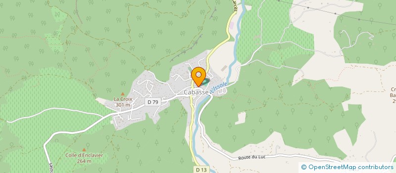 localisation de l'entreprise MADAME JEANNINE FRICONNET à CABASSE