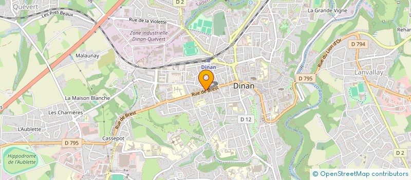 localisation de l'entreprise MADAME JEANNINE FROTIN à DINAN