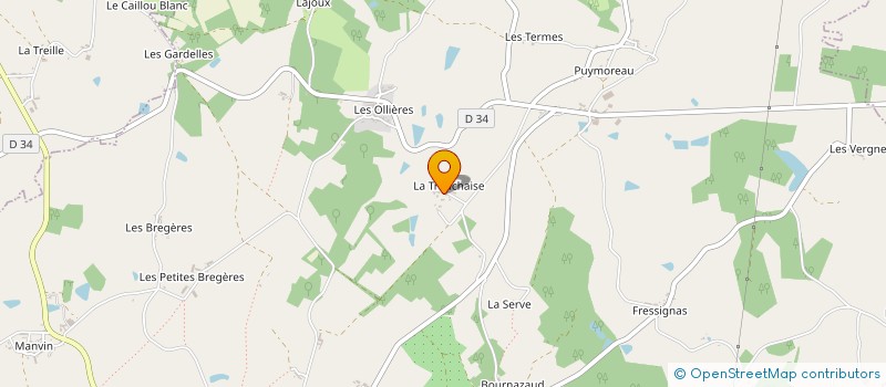 localisation de l'entreprise MADAME JEANNINE GAILLARD à ORADOUR-SUR-VAYRES