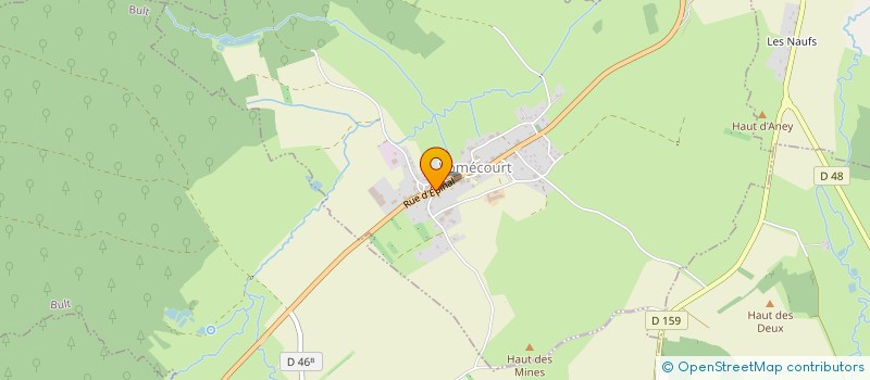 localisation de l'entreprise MADAME JEANNINE GALLOTTI  RAMBERVILLERS