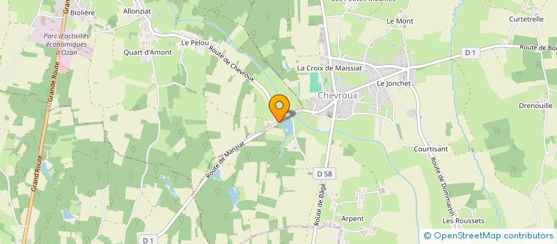 localisation de l'entreprise MADAME JEANNINE GAMBIN à CHAVANNES-SUR-REYSSOUZE
