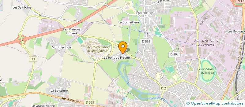 localisation de l'entreprise MADAME JEANNINE GANDON à DAMIGNY