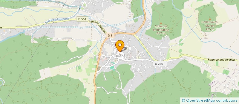 localisation de l'entreprise MADAME JEANNINE GARCIN  RIANS