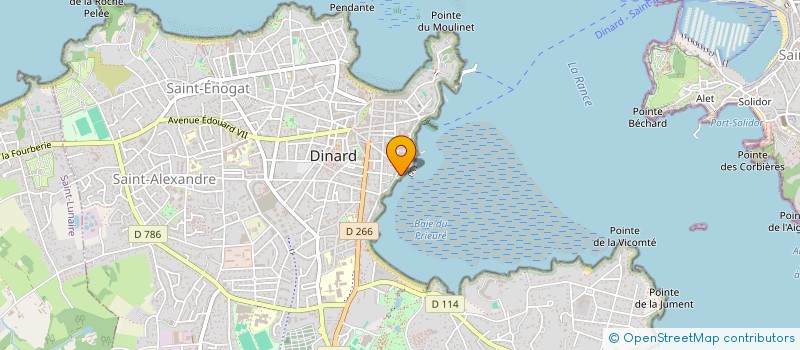 localisation de l'entreprise MADAME JEANNINE GAUTIER  DINARD