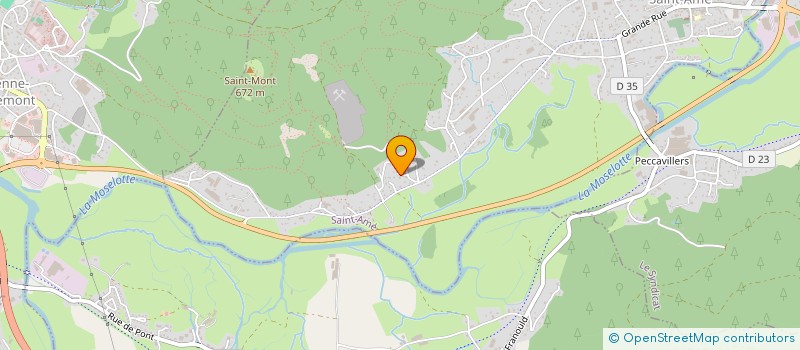 localisation de l'entreprise MADAME JEANNINE GEHIN  SAINT-AME