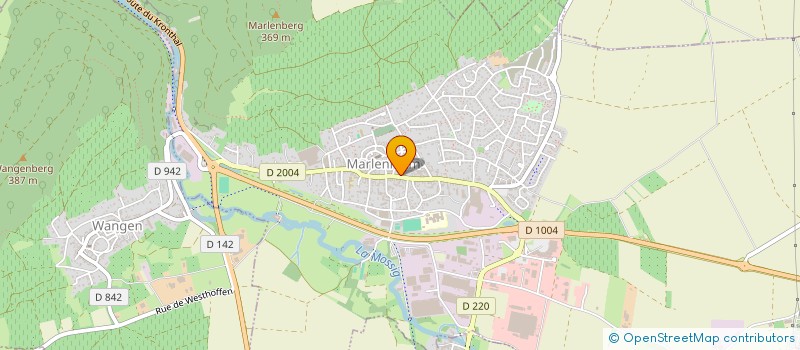 localisation de l'entreprise MADAME JEANNINE GLOCK  MARLENHEIM