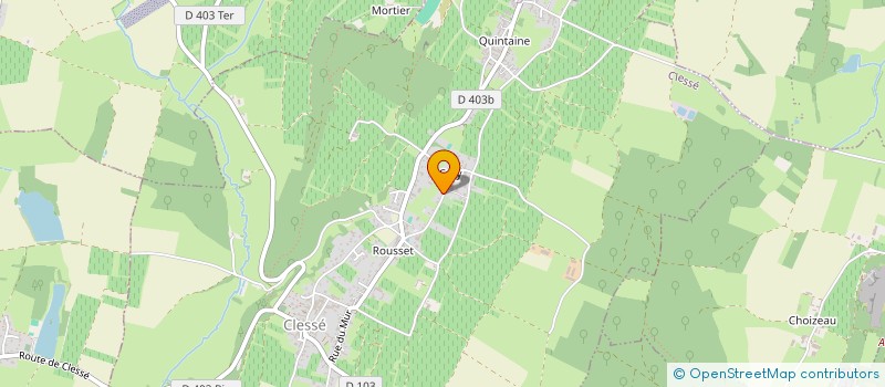 localisation de l'entreprise MADAME JEANNINE GOUDIER  CLESSE