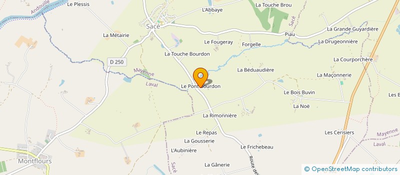 localisation de l'entreprise MADAME JEANNINE GOUGEON  CHALONS DU MAINE