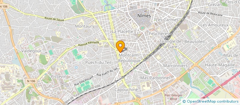 localisation de l'entreprise MADAME JEANNINE GRAS à NIMES