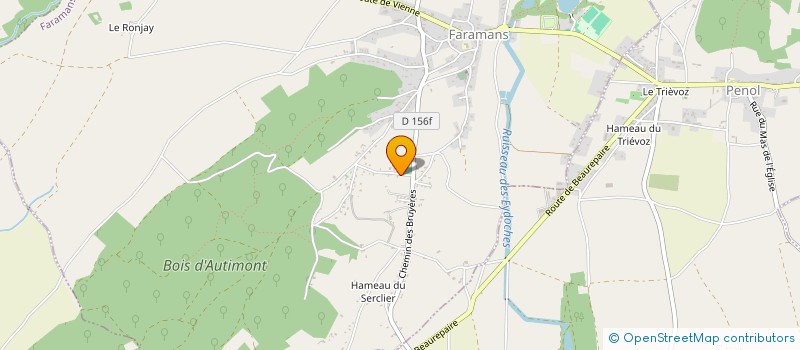 localisation de l'entreprise MADAME JEANNINE GROS  FARAMANS