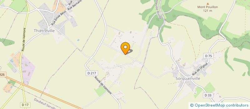 localisation de l'entreprise MADAME JEANNINE GROUT  YPREVILLE-BIVILLE