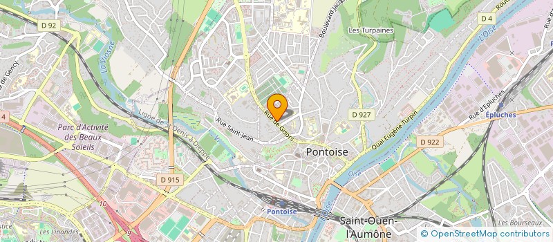 localisation de l'entreprise MADAME JEANNINE GUYON  PONTOISE