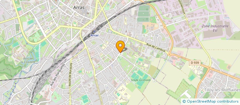 localisation de l'entreprise MADAME JEANNINE HALGRAIN à ARRAS