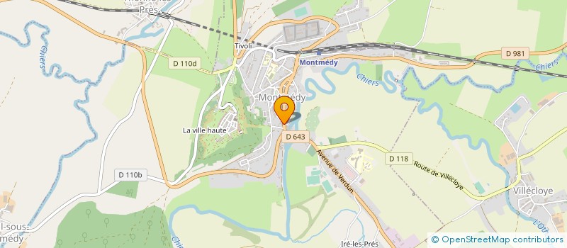 localisation de l'entreprise MADAME JEANNINE HENRION à MONTMEDY