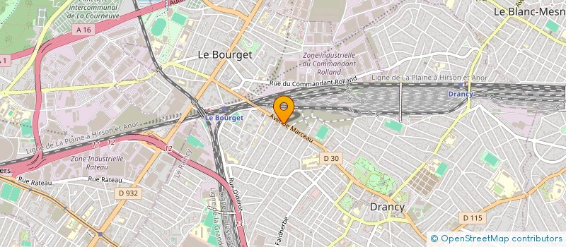 localisation de l'entreprise MADAME JEANNINE HEYWOOD à DRANCY