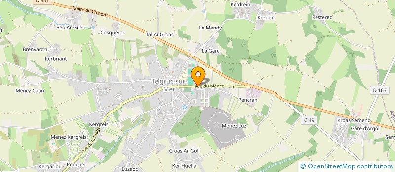 localisation de l'entreprise MADAME JEANNINE HILY  TELGRUC-SUR-MER