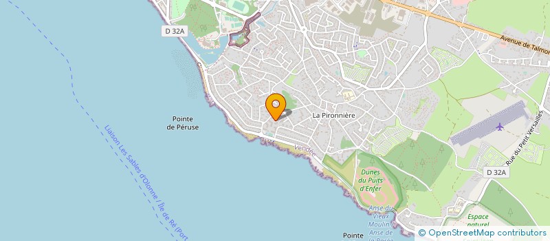 localisation de l'entreprise MADAME JEANNINE HOFFMANN  LES SABLES D'OLONNE