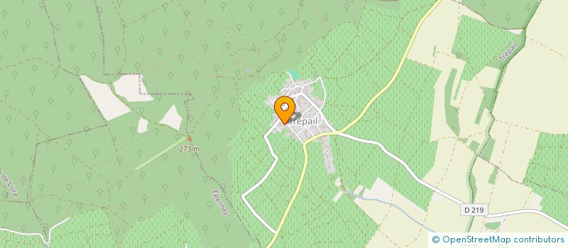 localisation de l'entreprise MADAME JEANNINE HOLDRINET  TREPAIL