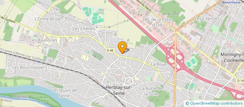 localisation de l'entreprise MADAME JEANNINE IKOO à HERBLAY-SUR-SEINE