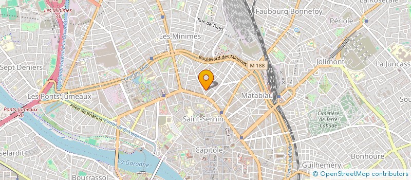 localisation de l'entreprise MADAME JEANNINE ISSALY-TALOU à TOULOUSE