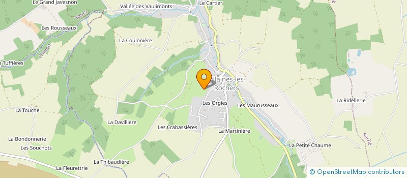 localisation de l'entreprise MADAME JEANNINE JAMENOT à VILLAINES-LES-ROCHERS