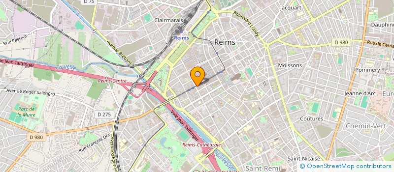 localisation de l'entreprise MADAME JEANNINE JASMIN  REIMS