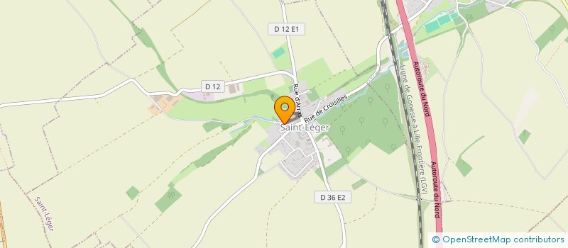 localisation de l'entreprise MADAME JEANNINE JASTRZEBSKI  SAINT-LEGER