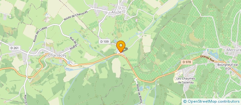 localisation de l'entreprise MADAME JEANNINE JESSAUME  CHARRECEY