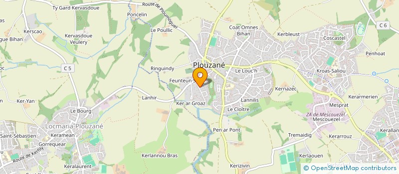 localisation de l'entreprise MADAME JEANNINE JOLIFF à PLOUZANE
