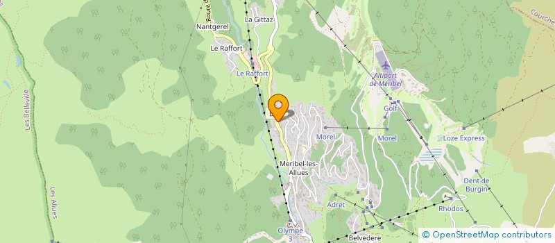 localisation de l'entreprise MADAME JEANNINE JUNG  LES ALLUES