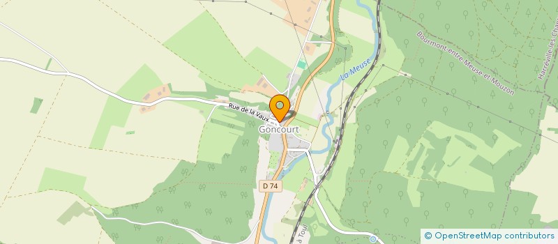 localisation de l'entreprise MADAME JEANNINE KENNEL à BOURMONT-ENTRE-MEUSE-ET-MOUZON