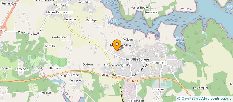 localisation de l'entreprise MADAME JEANNINE L'HER  COMBRIT