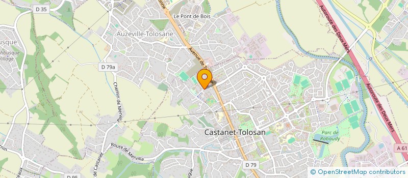 localisation de l'entreprise MADAME JEANNINE LABESSOUILLE à CASTANET-TOLOSAN