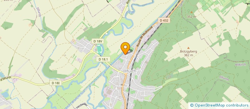 localisation de l'entreprise MADAME JEANNINE LABORIE  ILLFURTH