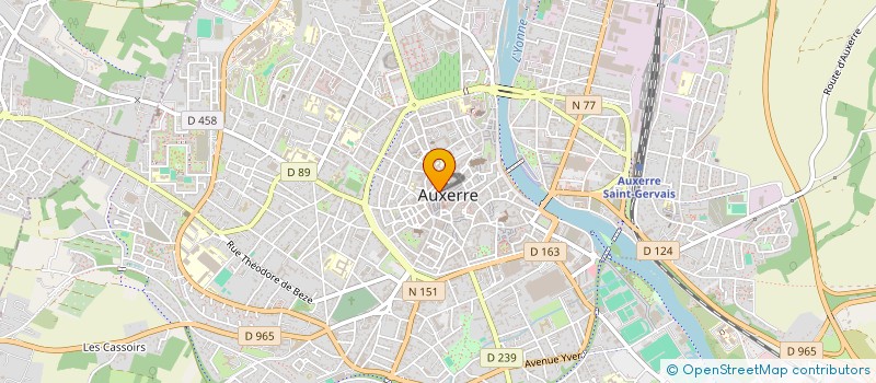 localisation de l'entreprise MADAME JEANNINE LAFOND à AUXERRE