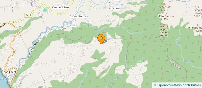 localisation de l'entreprise MADAME JEANNINE LAFONTAINE  CASE-PILOTE