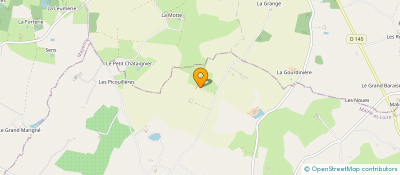 localisation de l'entreprise MADAME JEANNINE LANDEAU  ETRICHE