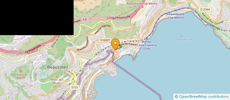localisation de l'entreprise MADAME JEANNINE LANDRI à ROQUEBRUNE-CAP-MARTIN