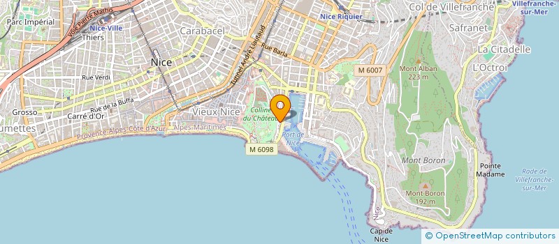 localisation de l'entreprise MADAME JEANNINE LARA à NICE