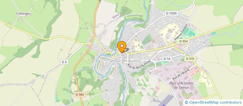 localisation de l'entreprise MADAME JEANNINE LAURIOT à SEMUR-EN-AUXOIS