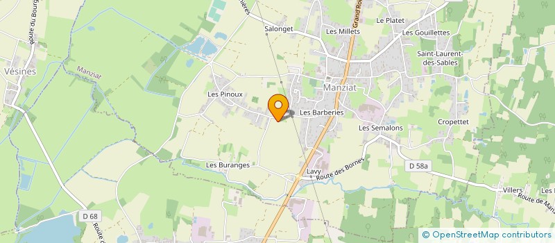 localisation de l'entreprise MADAME JEANNINE LAVENTURE à MANZIAT