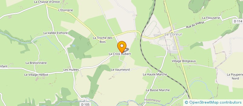 localisation de l'entreprise MADAME JEANNINE LE BRETON à HUDIMESNIL